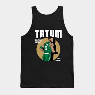 Jayson Tatum Back Comic Style Tank Top